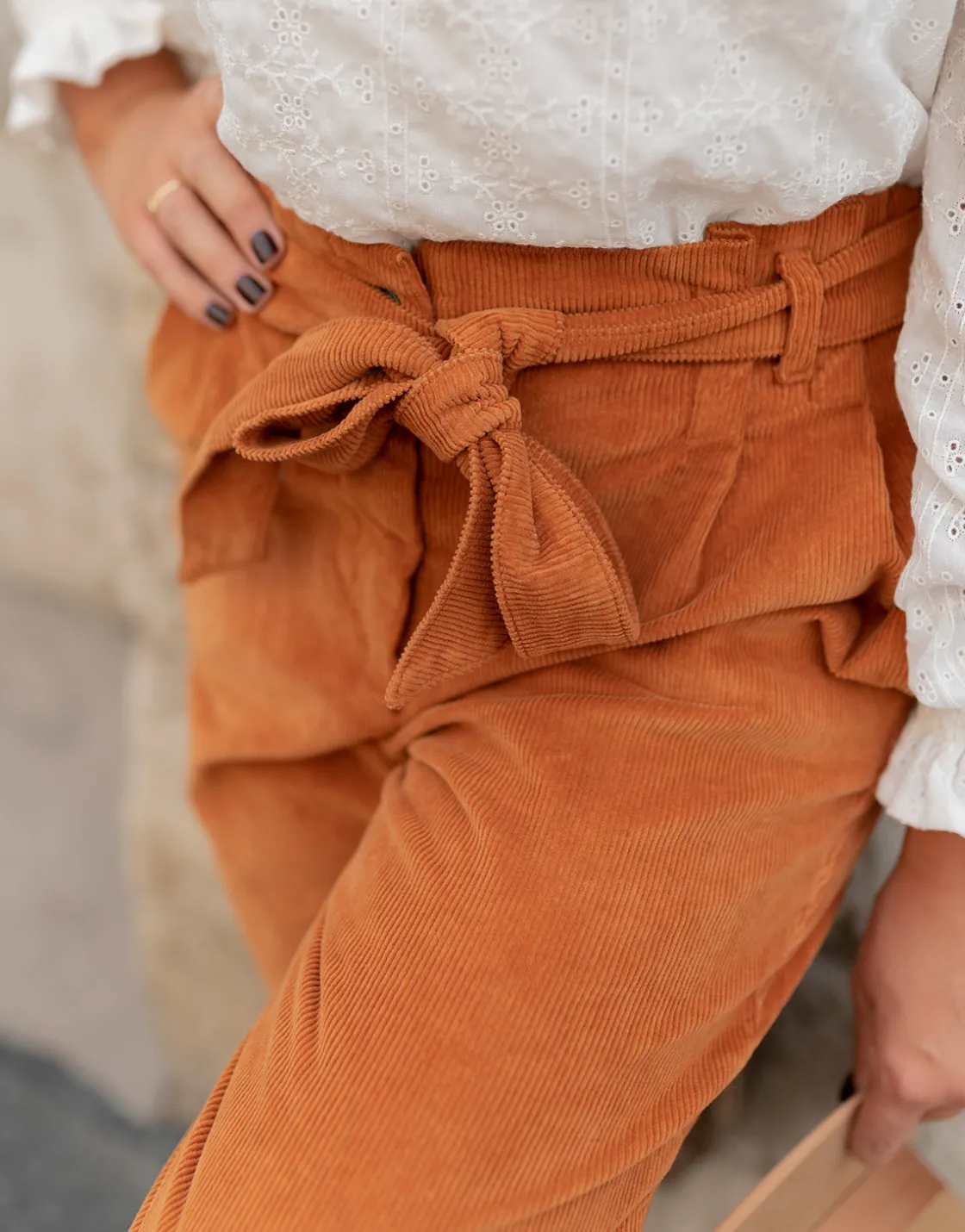 Céleste - MARRONNIER< Pantalons