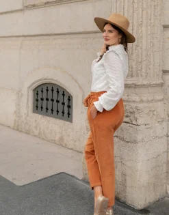 Céleste - MARRONNIER< Pantalons