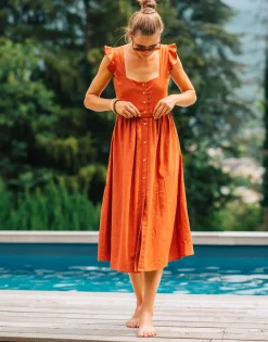 Céleste - ROMANE Terracotta Discount