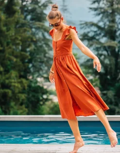 Céleste - ROMANE Terracotta Discount