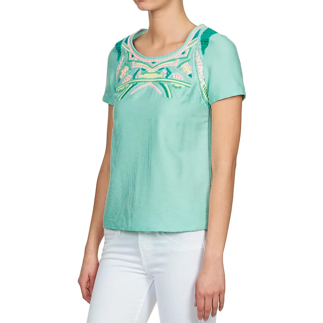 Color Block Tops / Blouses^- ADRIANA