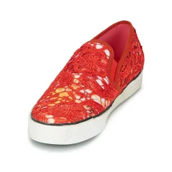 Colors of California Slip Ons^- LACE SLIP