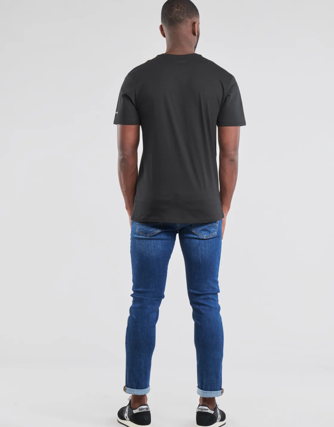 Columbia - CSC BASIC LOGO SHORT SLEEVE SHIRT Noir Outlet