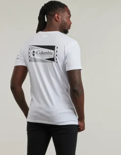 Columbia - North Cascades Short Sleeve Tee Blanc Sale
