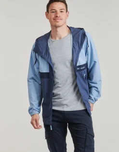 Columbia - SPIRE VALLEY HOODED WINDBREAKER Bleu