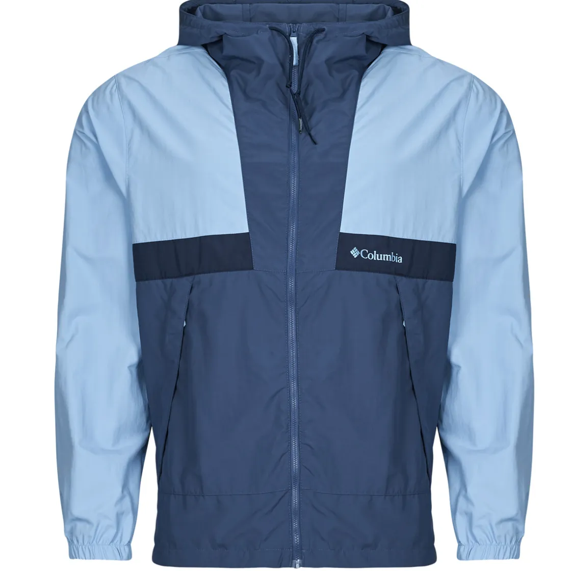 Columbia - SPIRE VALLEY HOODED WINDBREAKER Bleu