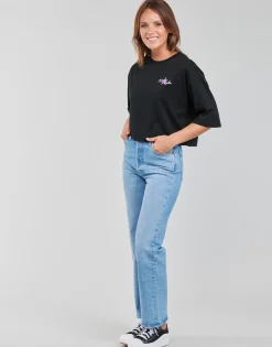 Converse - CHUCK INSPIRED HYBRID FLOWER OVERSIZED CROPPED TEE< T-shirts & Polos