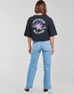 Converse - CHUCK INSPIRED HYBRID FLOWER OVERSIZED CROPPED TEE< T-shirts & Polos