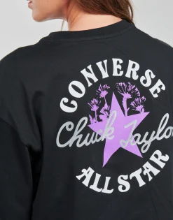 Converse - CHUCK INSPIRED HYBRID FLOWER OVERSIZED CROPPED TEE< T-shirts & Polos