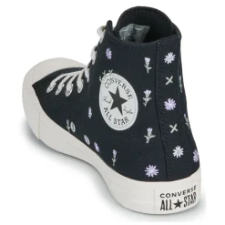Converse - CHUCK TAYLOR ALL STAR EMBROIDERED FLOWERS Noir Discount