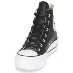 Converse - CHUCK TAYLOR ALL STAR LIFT CLEAN LEATHER HI Noir Online
