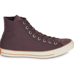 Converse - CHUCK TAYLOR ALL STAR CANVAS & LEATHER Marron