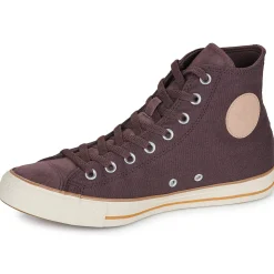 Converse - CHUCK TAYLOR ALL STAR CANVAS & LEATHER Marron