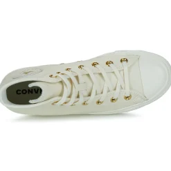 Converse - CHUCK TAYLOR ALL STAR GOLD Blanc Discount