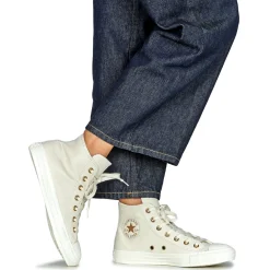 Converse - CHUCK TAYLOR ALL STAR GOLD Blanc Discount