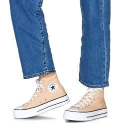 Converse - CHUCK TAYLOR ALL STAR LIFT PLATFORM Beige Outlet