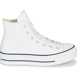 Converse - CHUCK TAYLOR ALL STAR LIFT CLEAN LEATHER HI< Baskets Mode