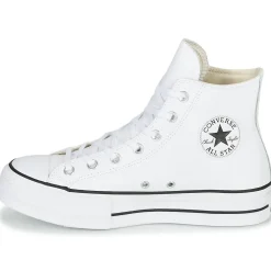 Converse - CHUCK TAYLOR ALL STAR LIFT CLEAN LEATHER HI< Baskets Mode