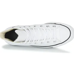 Converse - CHUCK TAYLOR ALL STAR LIFT CLEAN LEATHER HI< Baskets Mode