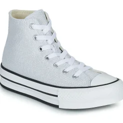 Converse - CHUCK TAYLOR ALL STAR EVA LIFT UNDERSEA GLITTER HI Gris