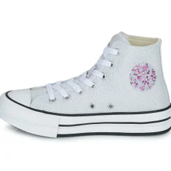Converse - CHUCK TAYLOR ALL STAR EVA LIFT UNDERSEA GLITTER HI Gris