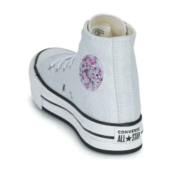 Converse - CHUCK TAYLOR ALL STAR EVA LIFT UNDERSEA GLITTER HI Gris