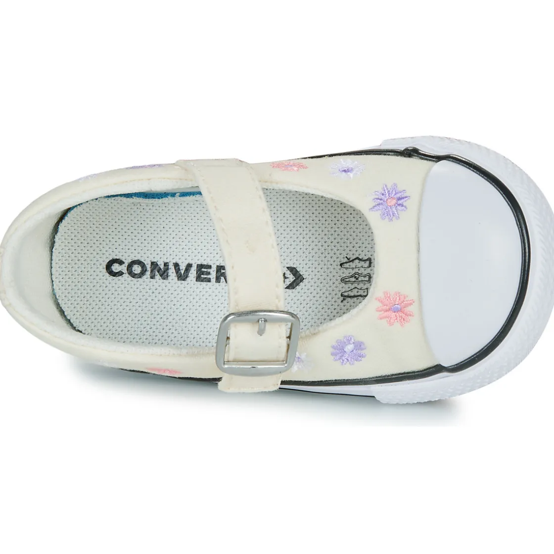 Converse Ballerines / Babies^- CHUCK TAYLOR ALL STAR DAINTY MARY JANE FLORAL EASY ON