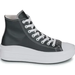 Converse - CHUCK TAYLOR ALL STAR MOVE PLATFORM LEATHER Noir Outlet