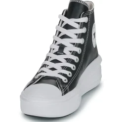 Converse - CHUCK TAYLOR ALL STAR MOVE PLATFORM LEATHER Noir Outlet