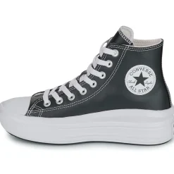 Converse - CHUCK TAYLOR ALL STAR MOVE PLATFORM LEATHER Noir Outlet