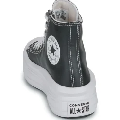 Converse - CHUCK TAYLOR ALL STAR MOVE PLATFORM LEATHER Noir Outlet