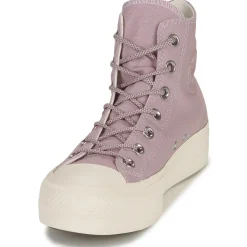 Converse Baskets Mode^- CHUCK TAYLOR ALL STAR LIFT PLATFORM SUMMER UTILITY-LUCID LILAC/V