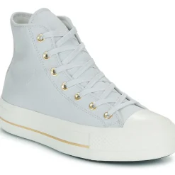 Converse - CHUCK TAYLOR ALL STAR LIFT PLATFORM TAILORED LINES Bleu