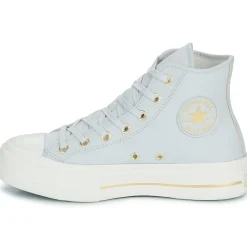 Converse - CHUCK TAYLOR ALL STAR LIFT PLATFORM TAILORED LINES Bleu