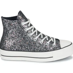 Converse - CHUCK TAYLOR ALL STAR LIFT PLATFORM GLITTER Noir Best