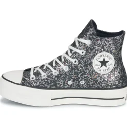 Converse - CHUCK TAYLOR ALL STAR LIFT PLATFORM GLITTER Noir Best