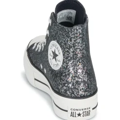 Converse - CHUCK TAYLOR ALL STAR LIFT PLATFORM GLITTER Noir Best