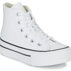 Converse - Chuck Taylor All Star Eva Lift Leather Foundation Hi Blanc Clearance
