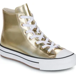 Converse - CHUCK TAYLOR ALL STAR EVA LIFT PLATFORM METALLIC Doré Discount