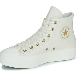 Converse - CHUCK TAYLOR ALL STAR LIFT PLATFORM GOLD Blanc Sale