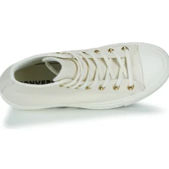 Converse - CHUCK TAYLOR ALL STAR LIFT PLATFORM GOLD Blanc Sale