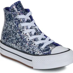 Converse - CHUCK TAYLOR ALL STAR EVA LIFT GLITTER Bleu Clearance