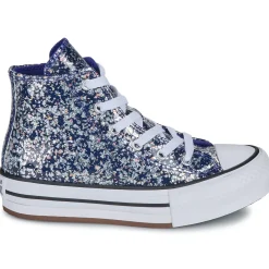 Converse - CHUCK TAYLOR ALL STAR EVA LIFT GLITTER Bleu Clearance