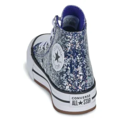 Converse - CHUCK TAYLOR ALL STAR EVA LIFT GLITTER Bleu Clearance