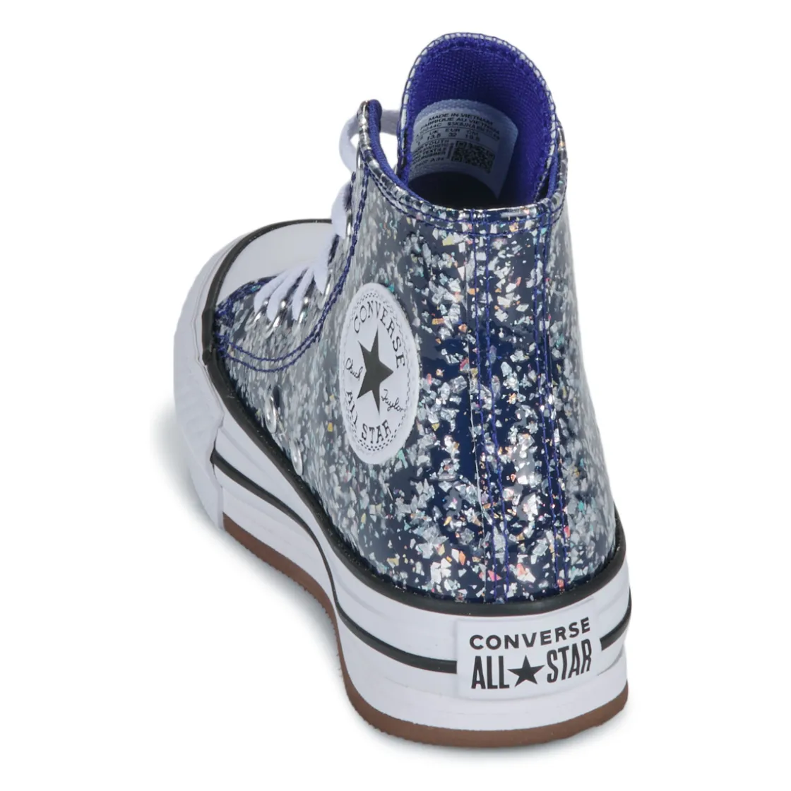 Converse - CHUCK TAYLOR ALL STAR EVA LIFT GLITTER Bleu Clearance