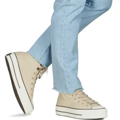 Converse Baskets Mode^- CHUCK TAYOR ALL STAR LIFT PLATFORM WEATHERIZED LEATHER