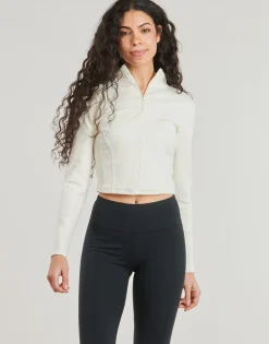 Converse - HALF-ZIP MOCK NECK LONG SLEEVE TOP Blanc Outlet