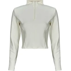 Converse - HALF-ZIP MOCK NECK LONG SLEEVE TOP Blanc Outlet