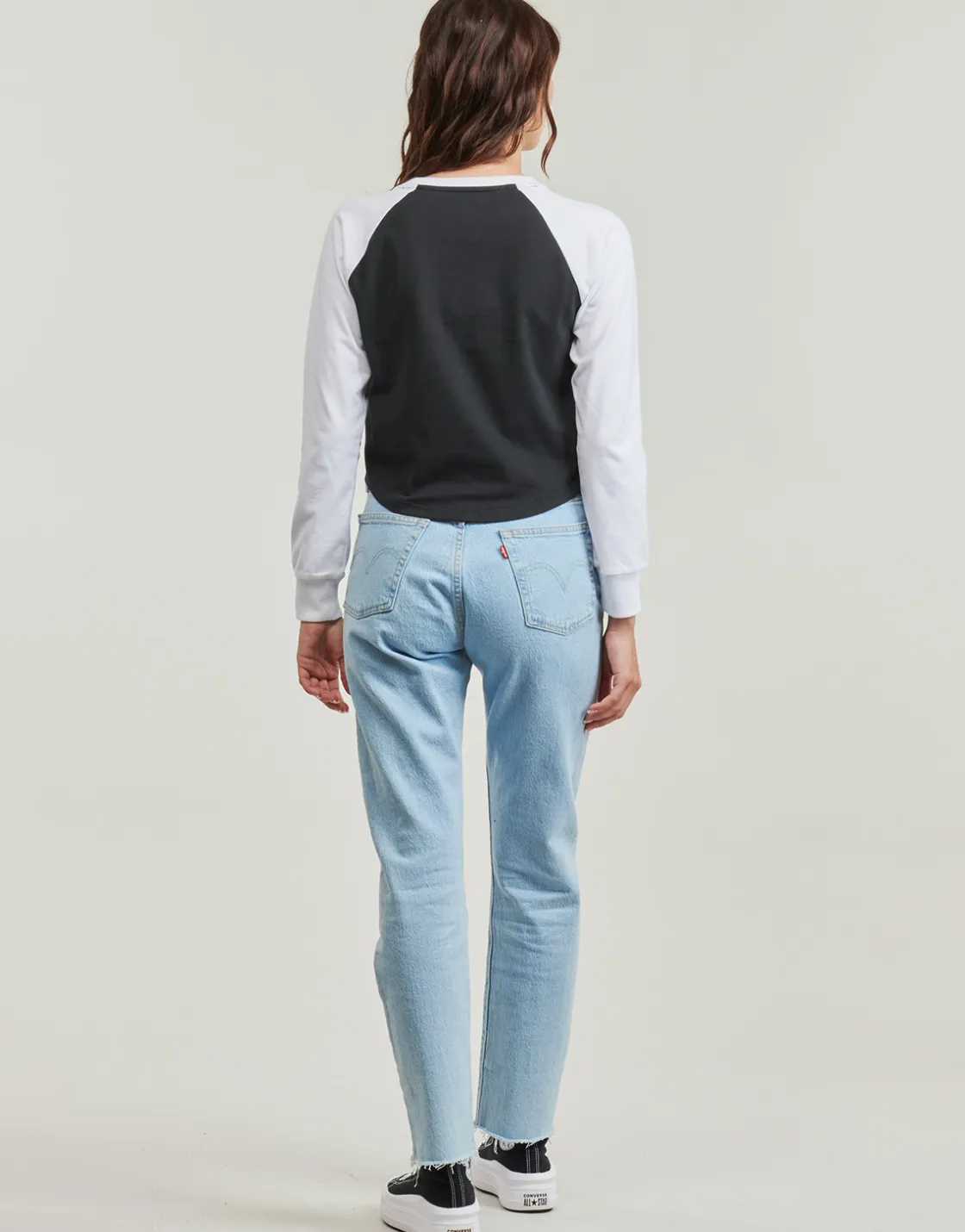 Converse T-shirts & Polos^- RAGLAN LONG-SLEEVE TOP