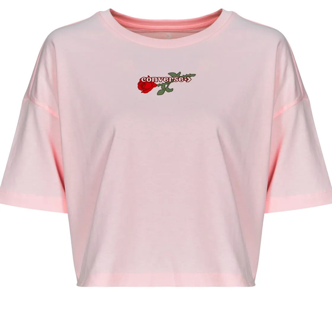 Converse - TLMN VDAY CROP OS TEE Rose Discount